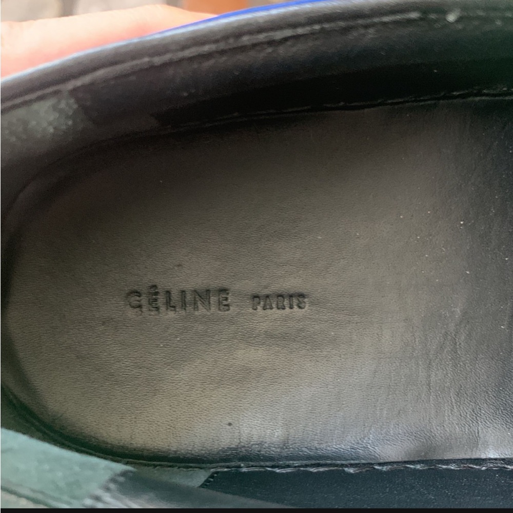 Celine Blue Slip Ons - Picture 5 of 5